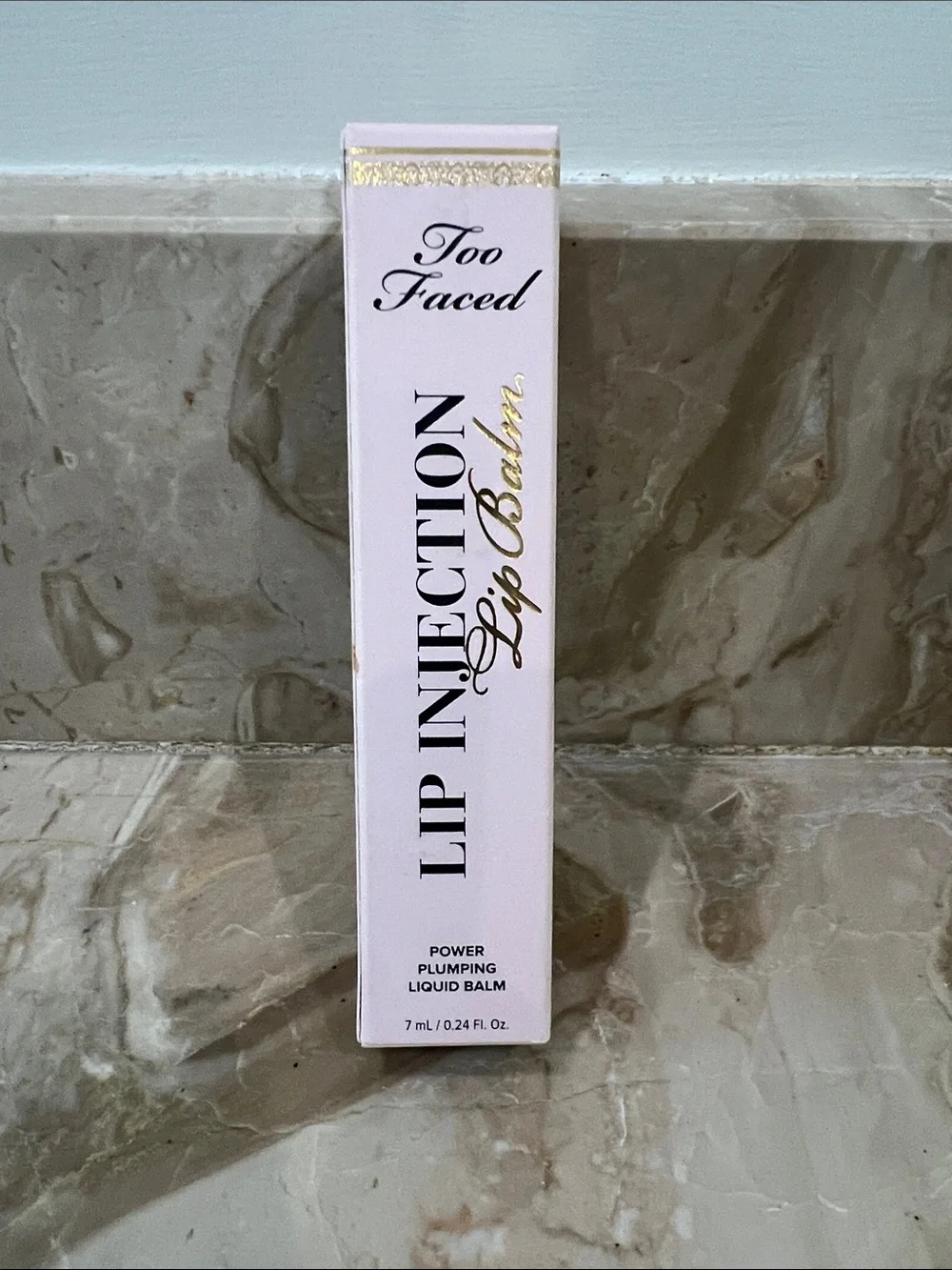 New in box Too Faced lip, injection, lip, balm, power pumping liquid balm